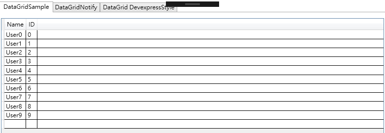 DataGridSample